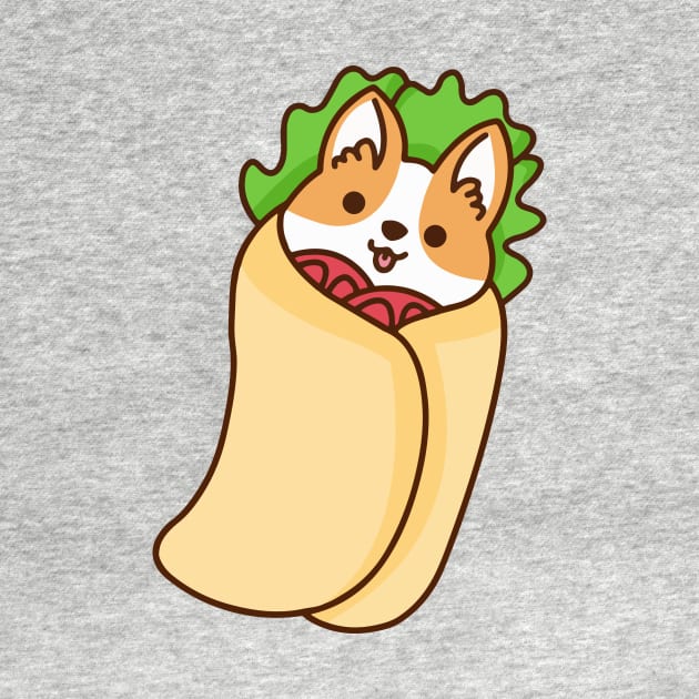 Burrito Corgi by mintcorner